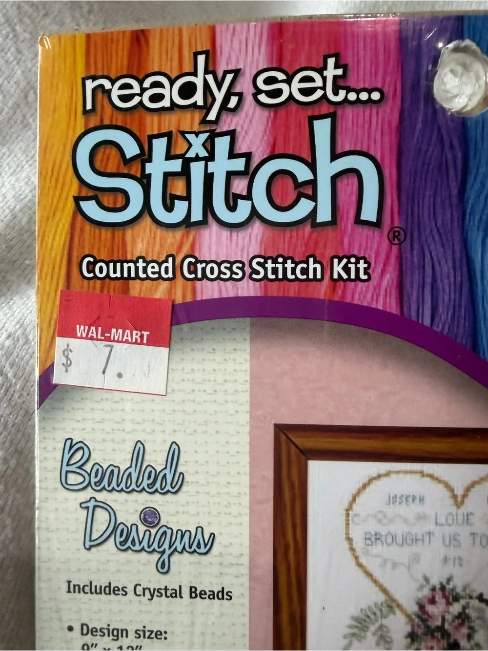 Janlynn Ready, Set... Stitch Counted Cross Stitch Kit - Wedding Bells New in Pkg
